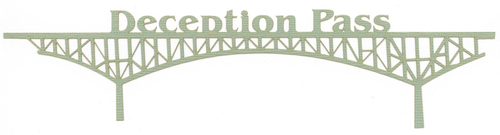 Decpetion Pass Bridge with lettering | Snohomish & Skagit